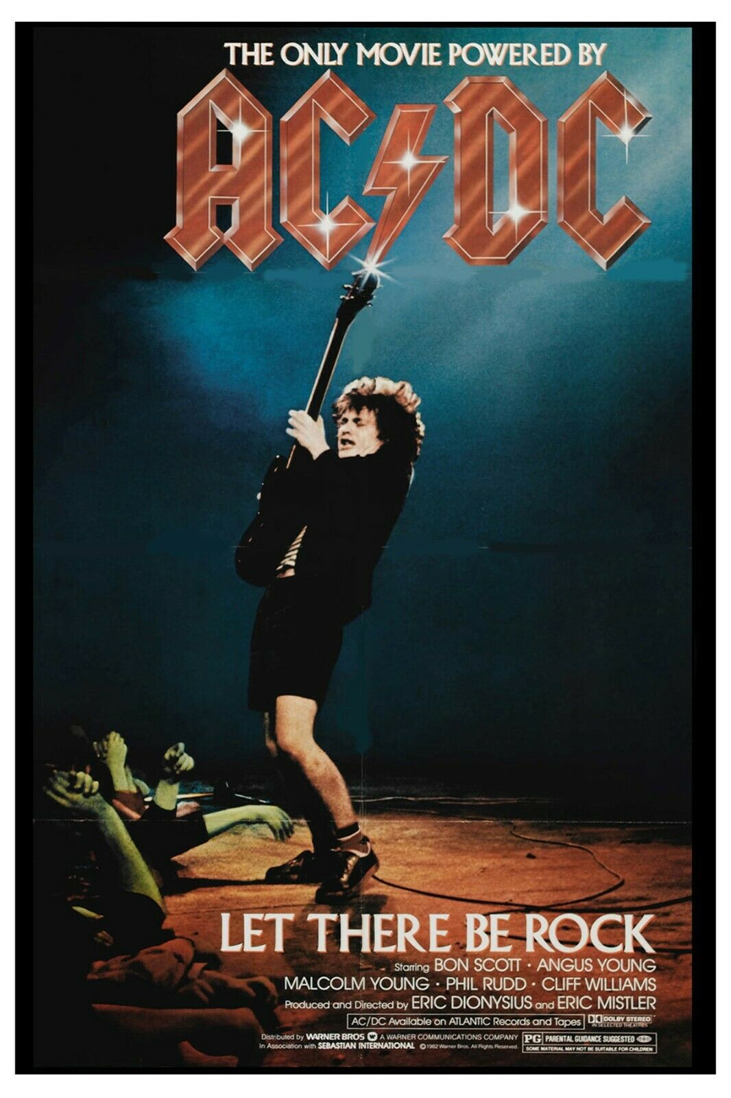 Rock: AC/DC * Let There Be Rock * Movie Poster 1980 12x18